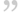quotation mark